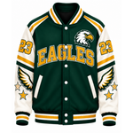 Chaotic Club Custom Mascot All-Over Print Varsity Jacket