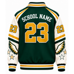 Chaotic Club Custom Mascot All-Over Print Varsity Jacket