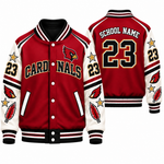 Chaotic Club Custom Mascot All-Over Print Varsity Jacket