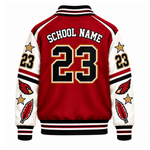 Chaotic Club Custom Mascot All-Over Print Varsity Jacket