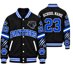 Chaotic Club Custom Mascot All-Over Print Varsity Jacket