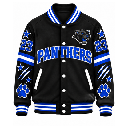 Chaotic Club Custom Mascot All-Over Print Varsity Jacket