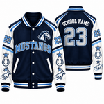 Chaotic Club Custom Mascot All-Over Print Varsity Jacket