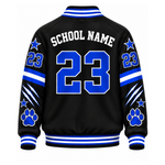 Chaotic Club Custom Mascot All-Over Print Varsity Jacket