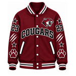 Chaotic Club Custom Mascot All-Over Print Varsity Jacket