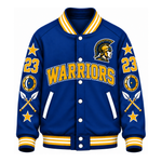 Chaotic Club Custom Mascot All-Over Print Varsity Jacket