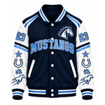 Chaotic Club Custom Mascot All-Over Print Varsity Jacket