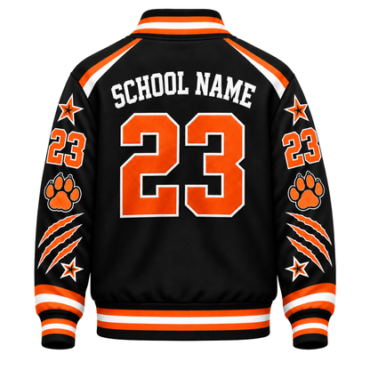 Chaotic Club Custom Mascot All-Over Print Varsity Jacket