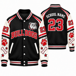 Chaotic Club Custom Mascot All-Over Print Varsity Jacket