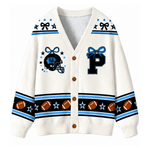 Chaotic Club Custom Mascot Beaded Charm Bow Cardigan