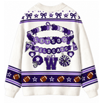 Chaotic Club Custom Mascot Beaded Charm Bow Cardigan
