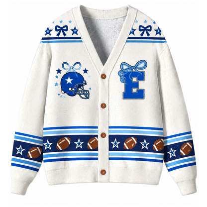 Chaotic Club Custom Mascot Beaded Charm Bow Cardigan