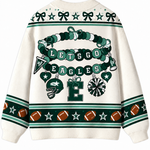 Chaotic Club Custom Mascot Beaded Charm Bow Cardigan