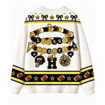 Chaotic Club Custom Mascot Beaded Charm Bow Cardigan