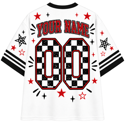 Chaotic Club Custom Mascot Checkered Mesh Jersey