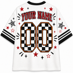Chaotic Club Custom Mascot Checkered Mesh Jersey
