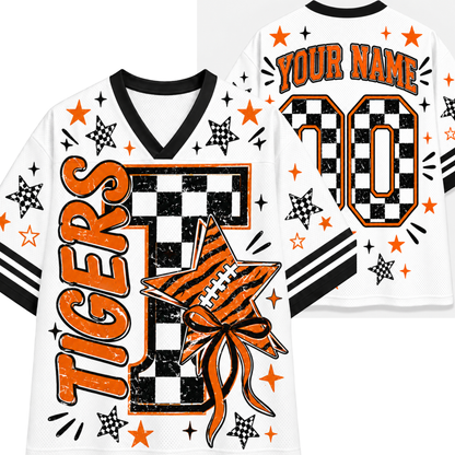 Chaotic Club Custom Mascot Checkered Mesh Jersey