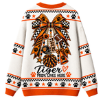 Chaotic Club Custom Mascot Cheer Bow Game Day Cardigan