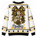 Chaotic Club Custom Mascot Cheer Bow Game Day Cardigan