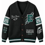 Chaotic Club Custom Mascot Football Claw Cardigan