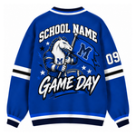 Chaotic Club Custom Mascot Game Day Crest Pocket Cardigan