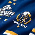 Chaotic Club Custom Mascot Game Day Crest Pocket Cardigan