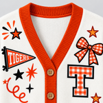 Chaotic Club Custom Mascot Gingham Cardigan