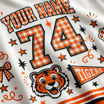 Chaotic Club Custom Mascot Gingham Cardigan