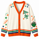Chaotic Club Custom Mascot Gingham Cardigan