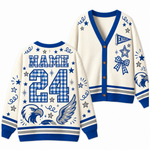 Chaotic Club Custom Mascot Gingham Cardigan