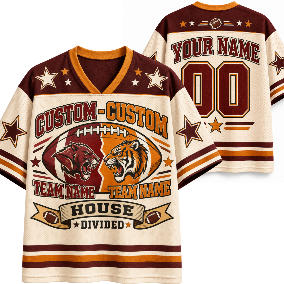 Chaotic Club Custom Mascot House Divided Mesh Jersey