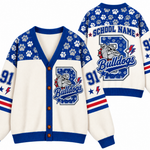 Chaotic Club Custom Mascot Leopard Cardigan