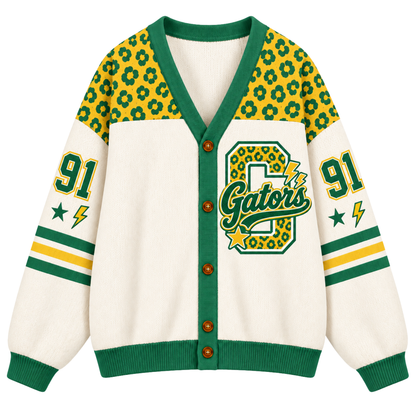 Chaotic Club Custom Mascot Leopard Cardigan