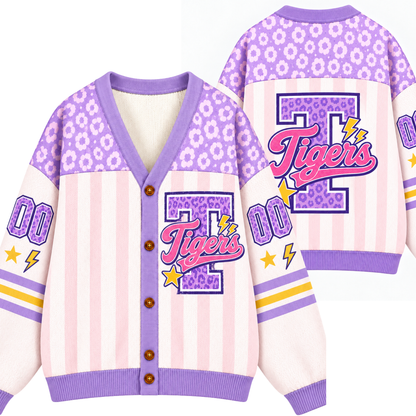 Chaotic Club Custom Mascot Leopard Cardigan