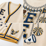 Chaotic Club Custom Mascot Necklace Game Day Cardigan