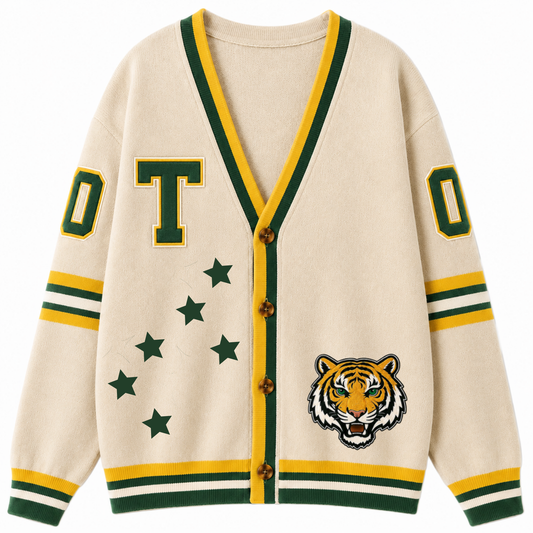 Chaotic Club Custom Mascot Necklace Game Day Cardigan