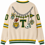 Chaotic Club Custom Mascot Necklace Game Day Cardigan