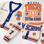 Chaotic Club Custom Mascot Paw Print College Pocket Cardigan