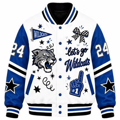 Chaotic Club Custom Mascot Spirit Squad Varsity Jacket