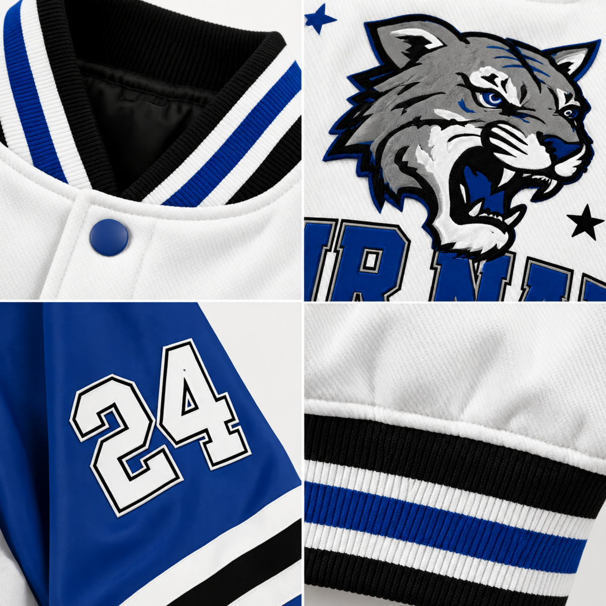 Chaotic Club Custom Mascot Spirit Squad Varsity Jacket