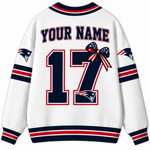 Chaotic Club Custom Mascot Star Bow Game Day Cardigan