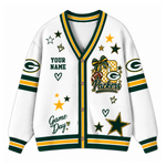Chaotic Club Custom Mascot Star Bow Game Day Cardigan