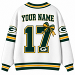 Chaotic Club Custom Mascot Star Bow Game Day Cardigan