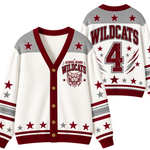 Chaotic Club Custom Mascot Varsity Cardigan