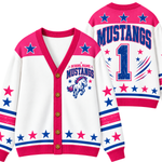 Chaotic Club Custom Mascot Varsity Cardigan
