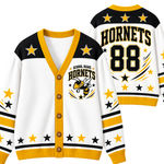 Chaotic Club Custom Mascot Varsity Cardigan