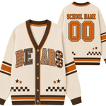 Chaotic Club Custom Mascot Varsity Cheer Game Day Cardigan