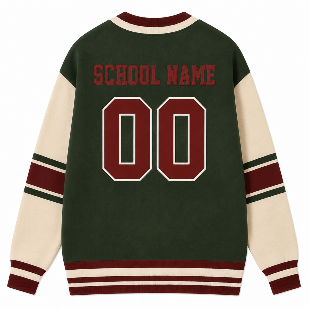 Chaotic Club Custom Mascot Varsity Cheer Game Day Cardigan