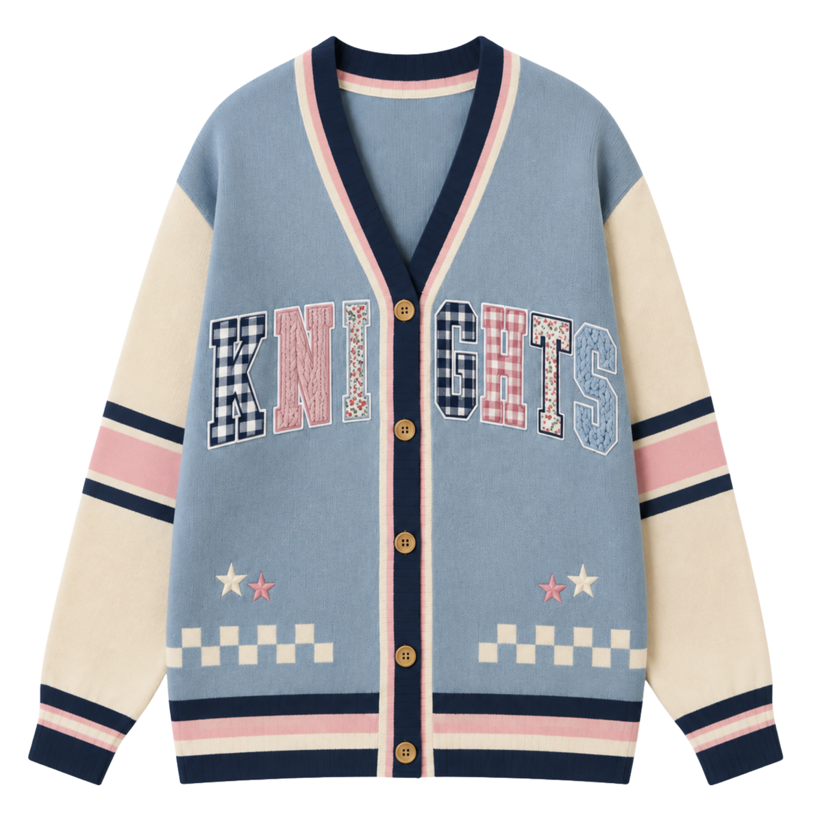 Chaotic Club Custom Mascot Varsity Cheer Game Day Cardigan