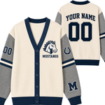 Chaotic Club Custom Mascot Varsity Knit Cardigan